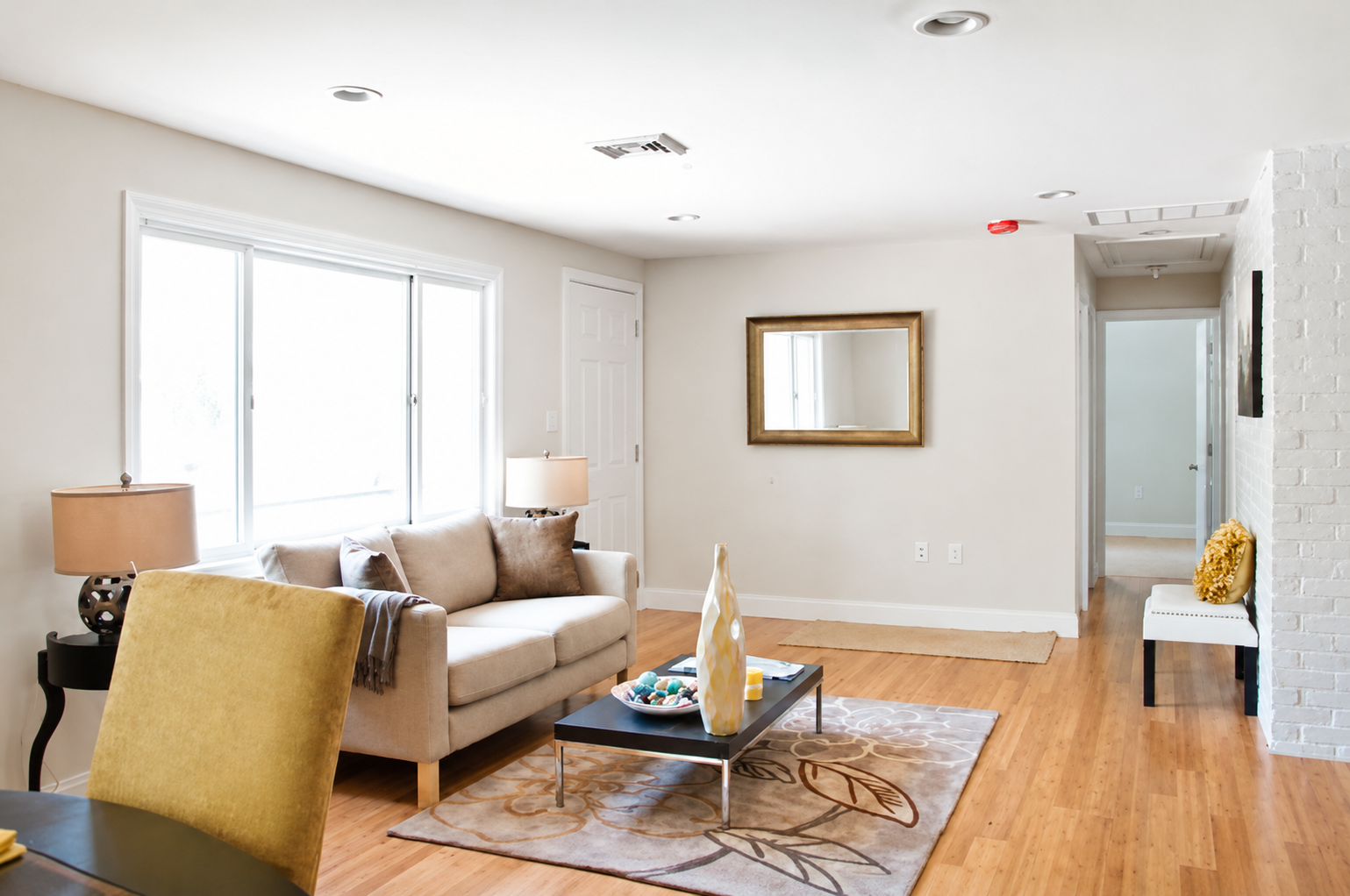 Living room at 25 Marie Ave