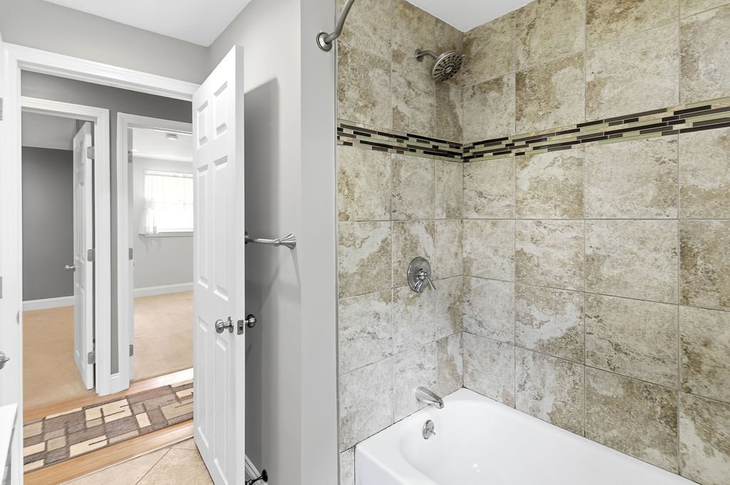 Tile shower at 25 Marie Ave, Brockton