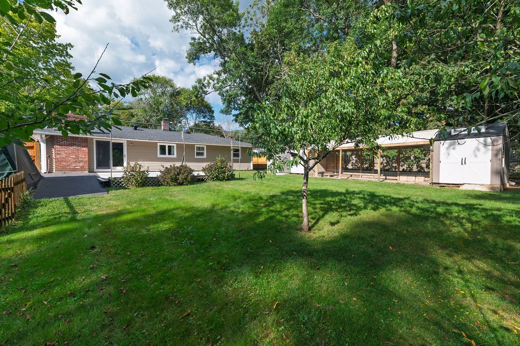 Yard to house at 25 Marie Ave, Brockton